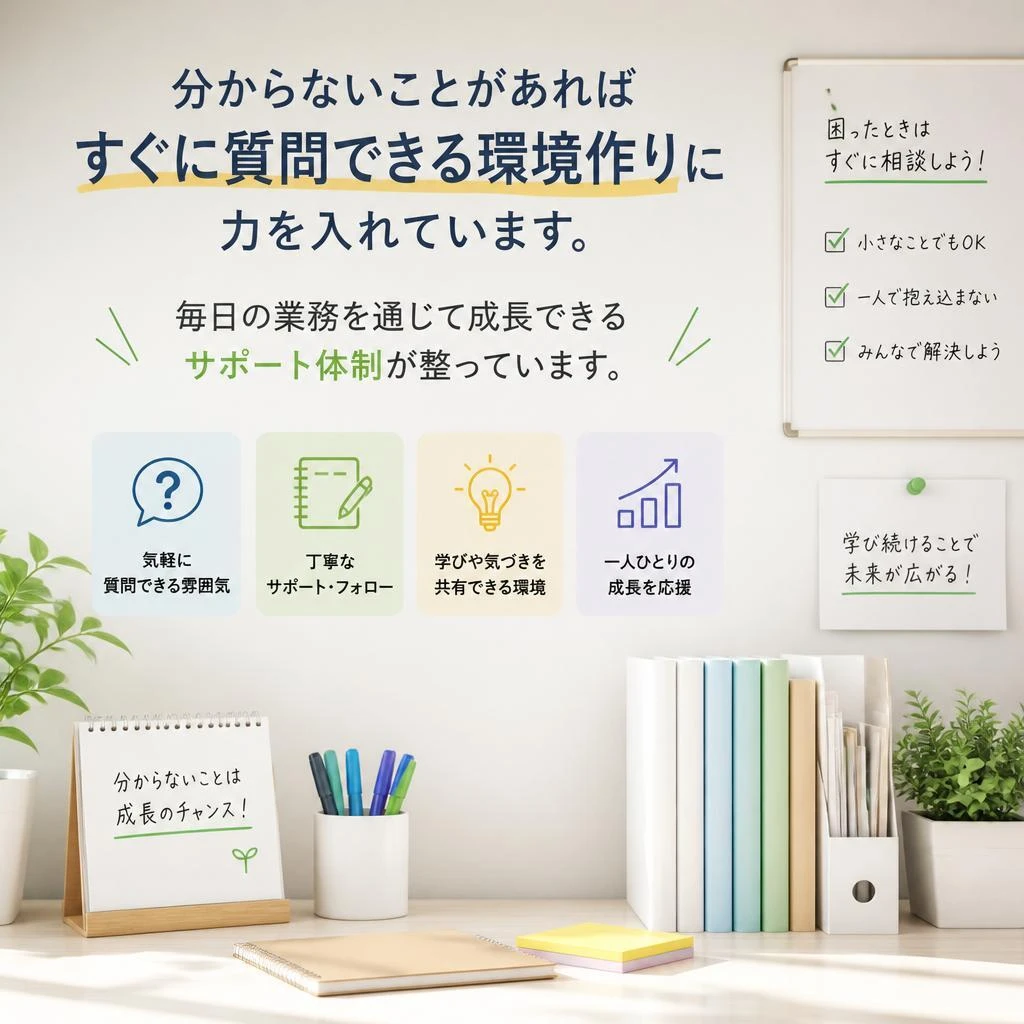 チームのサポート体制