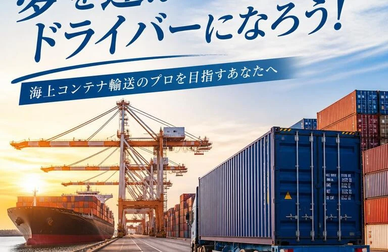夢を運ぶドライバーになろう！海上コンテナ輸送のプロを目指すあなたへ