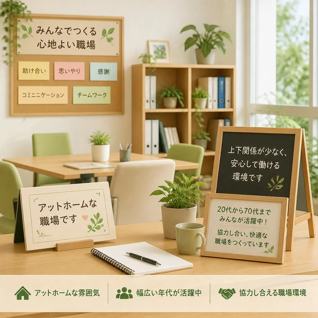 充実の職場環境