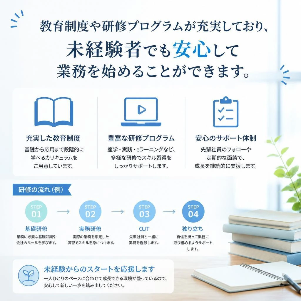 充実したサポート体制