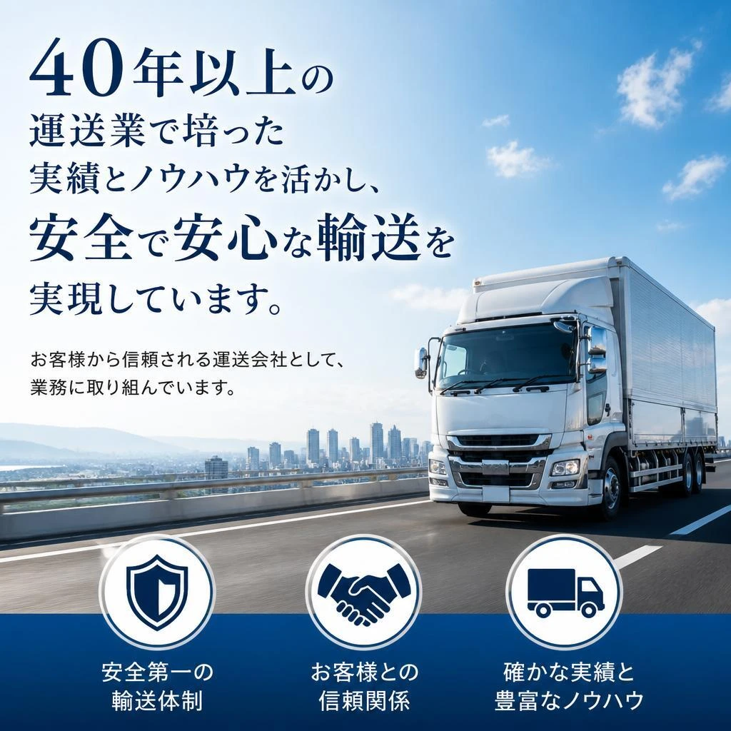 安全・安心をモットーに