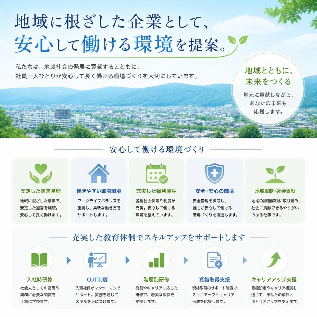 安定した環境で働くメリット
