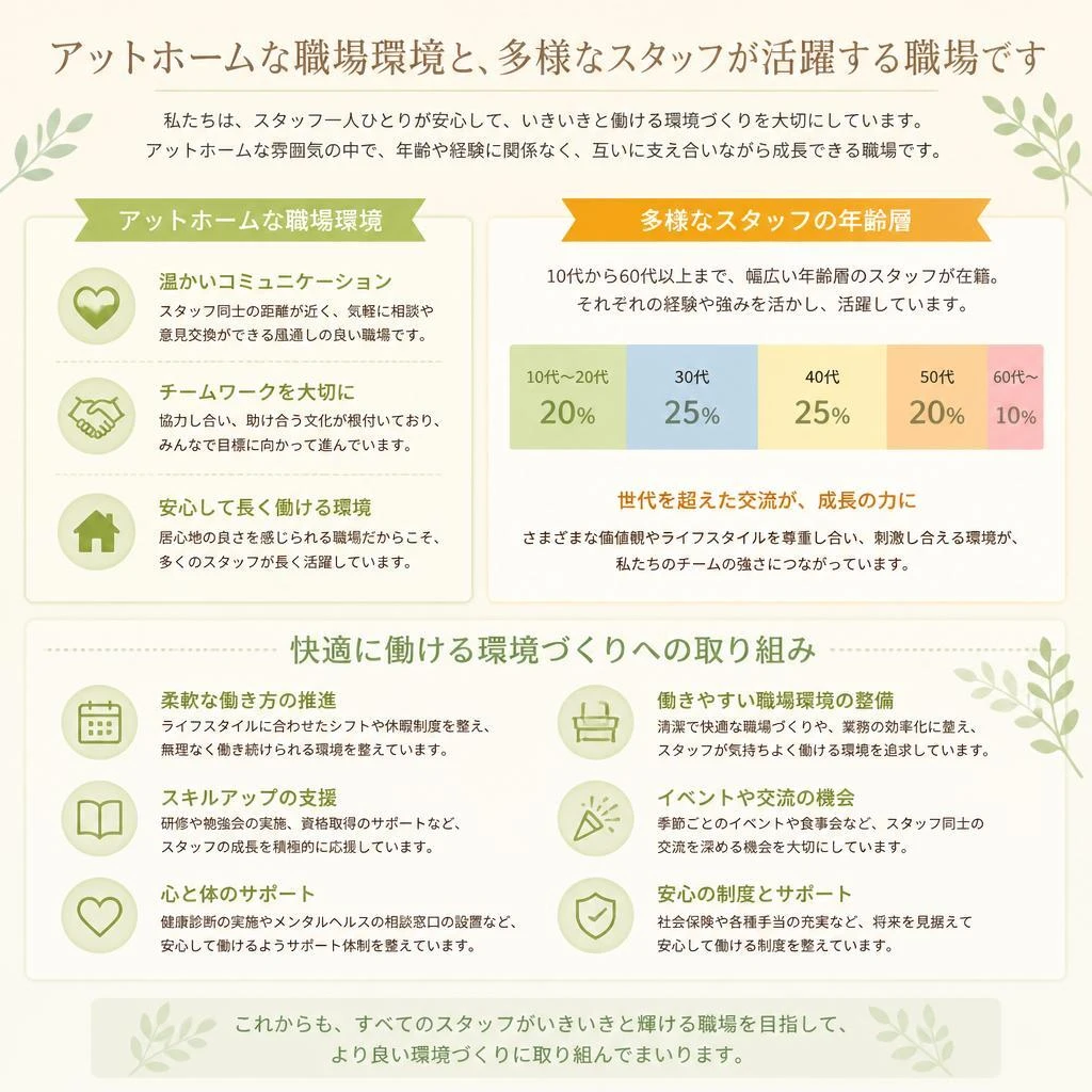 職場の雰囲気