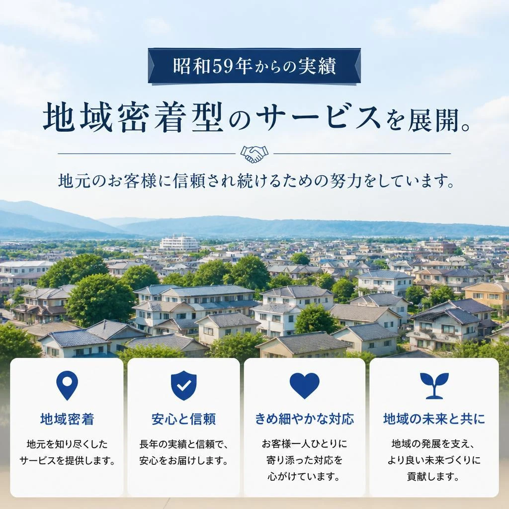 地域に根ざした信頼の企業