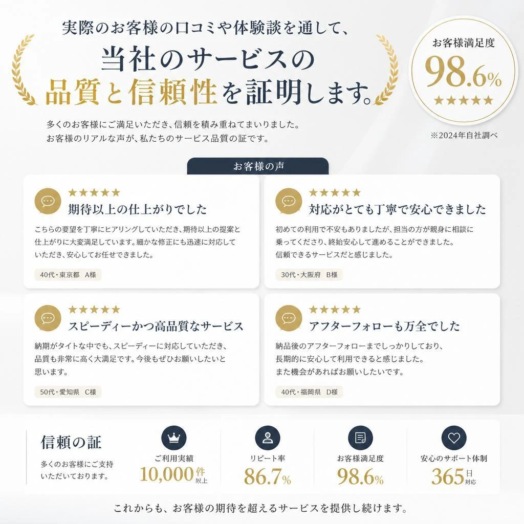 5. お客様の声