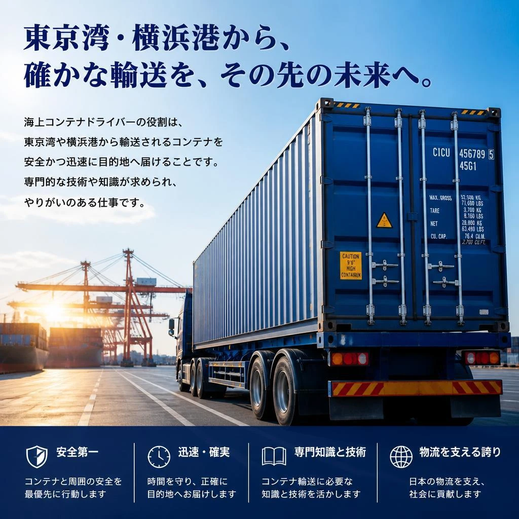 海上コンテナドライバーとは？