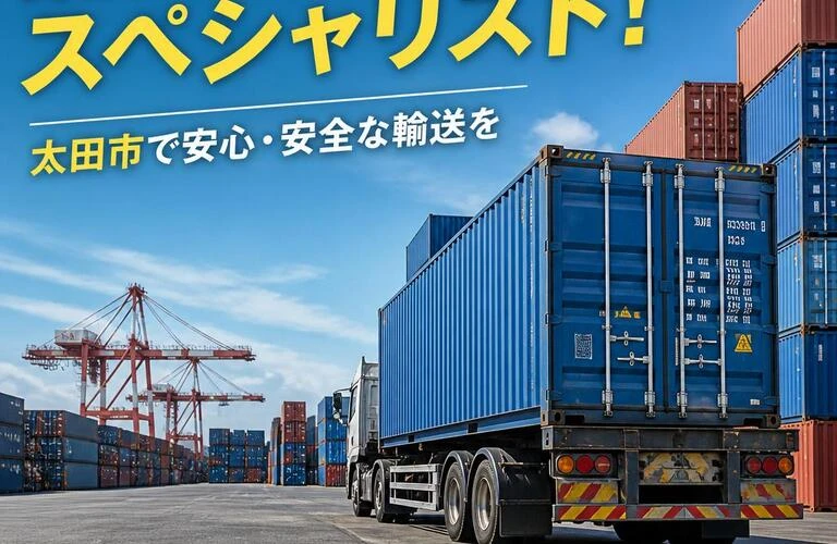 海上コンテナドレージのスペシャリスト！太田市で安心・安全な輸送を