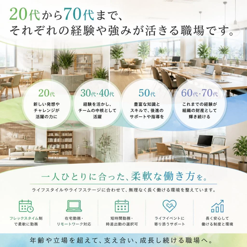 多様な働き方とライフスタイル