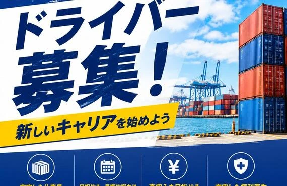海上コンテナドライバー募集！新しいキャリアを始めよう