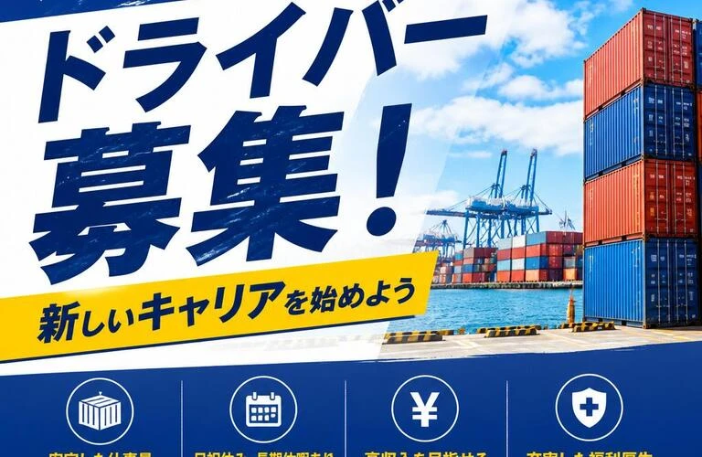 海上コンテナドライバー募集！新しいキャリアを始めよう