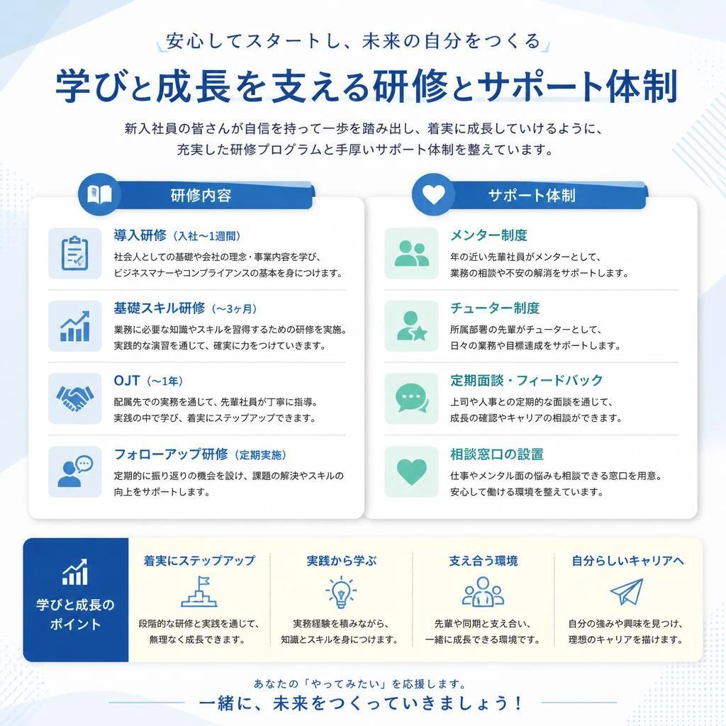 研修制度の紹介