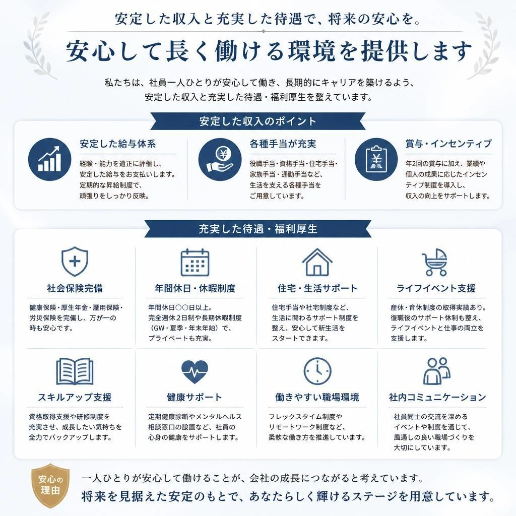 待遇・福利厚生