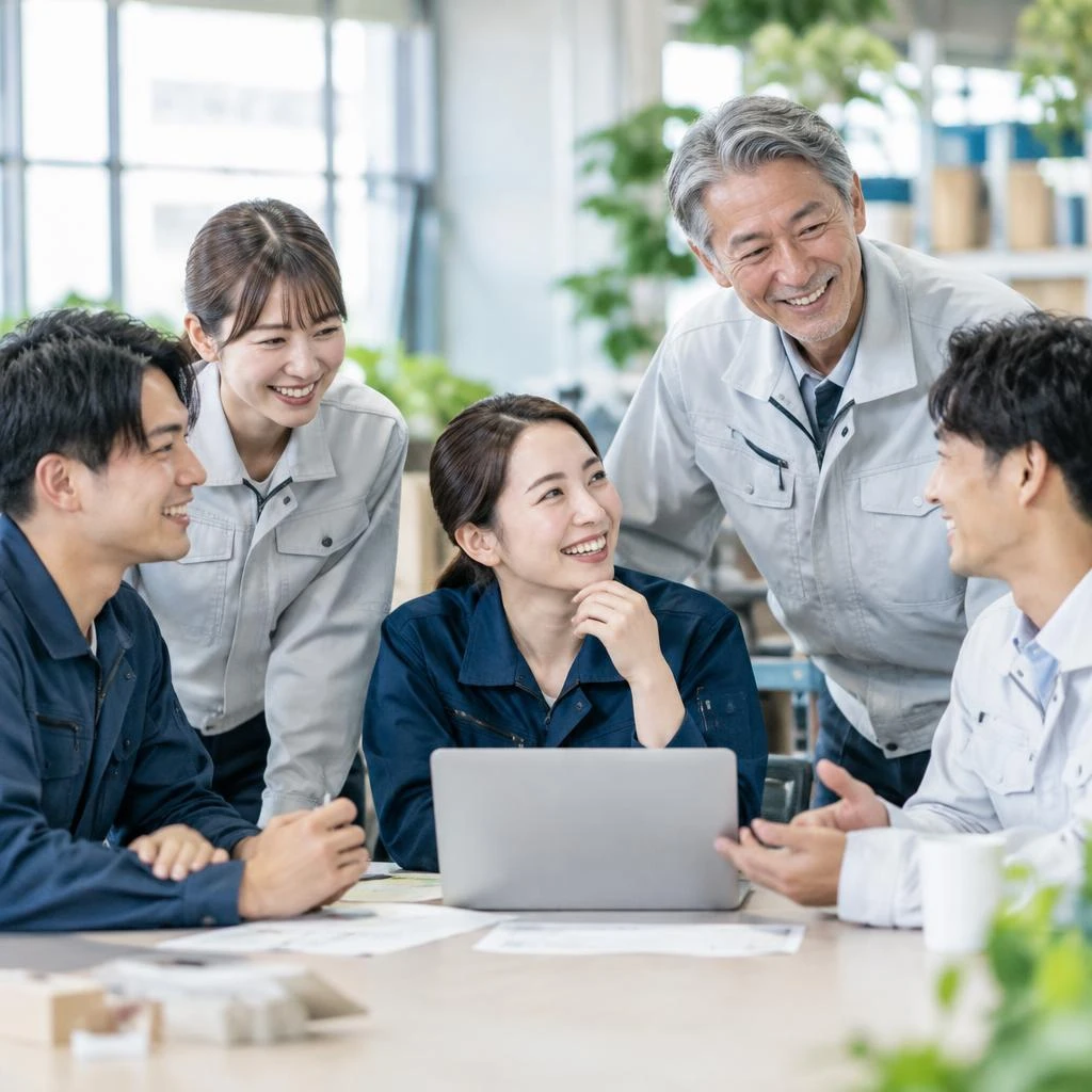 20代から70代まで活躍中。声を掛け合える職場